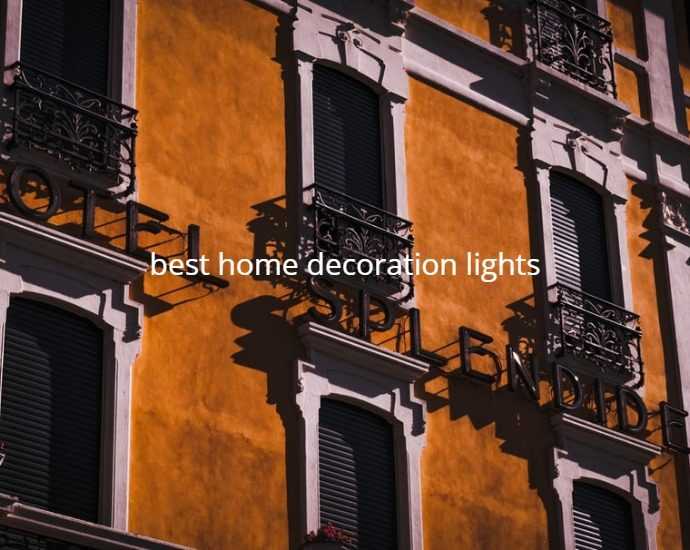 best home decoration lights
