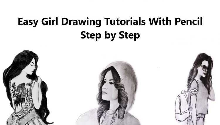 easy girl drawing