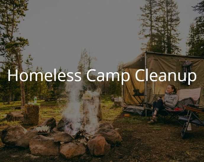 Homeless Camp Cleanup