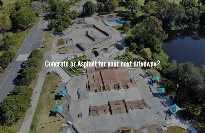 Concrete or Asphalt for your next driveway?