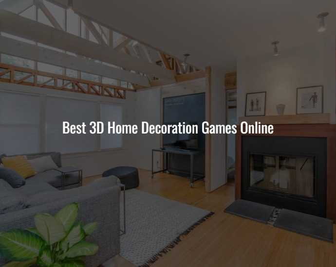 Best 3D Home Decoration Games Online